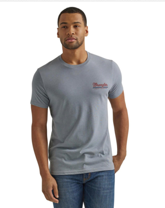 WRANGLER MENS REG TEE COWBOY RIDERS