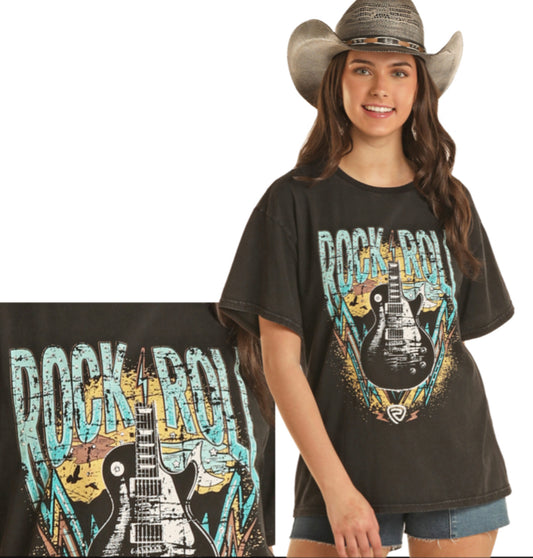 ROCK & ROLL DENIM WOMENS GRAPHIC TEE