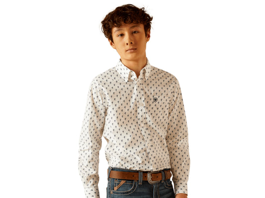 ARIAT BOYS PARKER LONG SLEEVE SHIRT