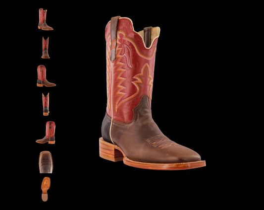 R WATSON ARIZONA TAN COWHIDE BOOT