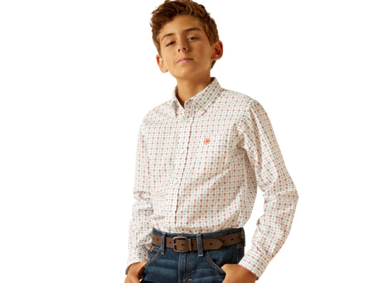 ARIAT BOYS KADE LONG SLEEVE SHIRT