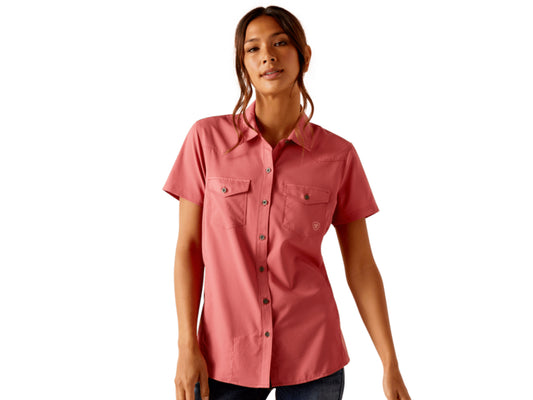 ARIAT WOMENS WESTERN VENTEK SHORT SLEEVE SHIRT