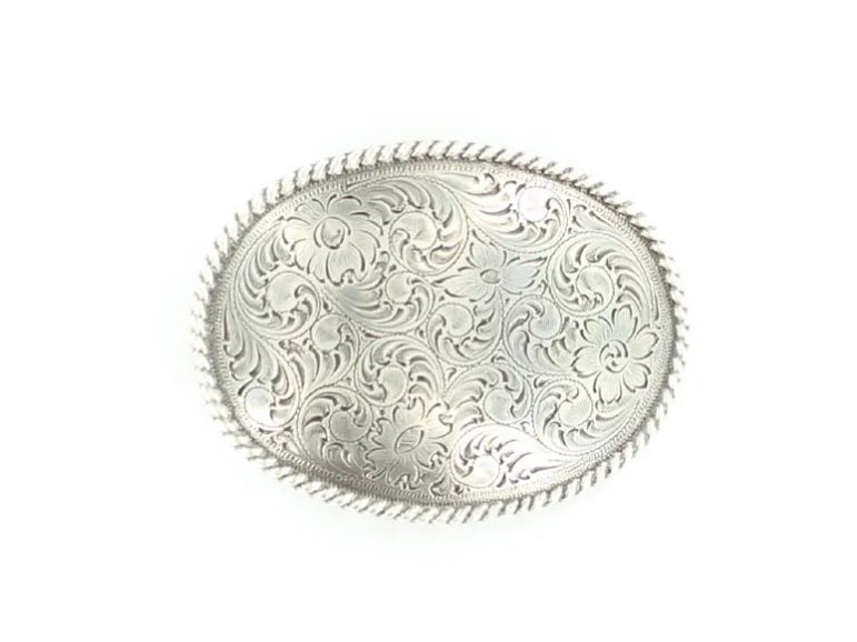 NOCONA MENS OVAL SCROLLED BUCKLE