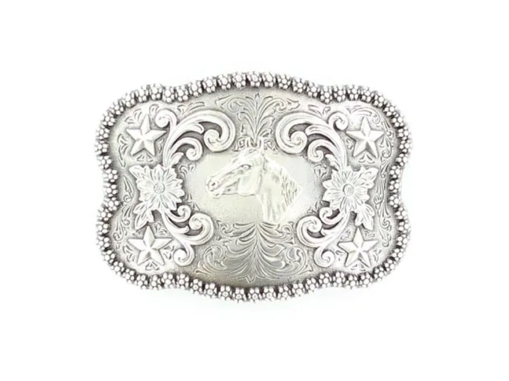 NOCONA MENS HORSEHEAD BUCKLE