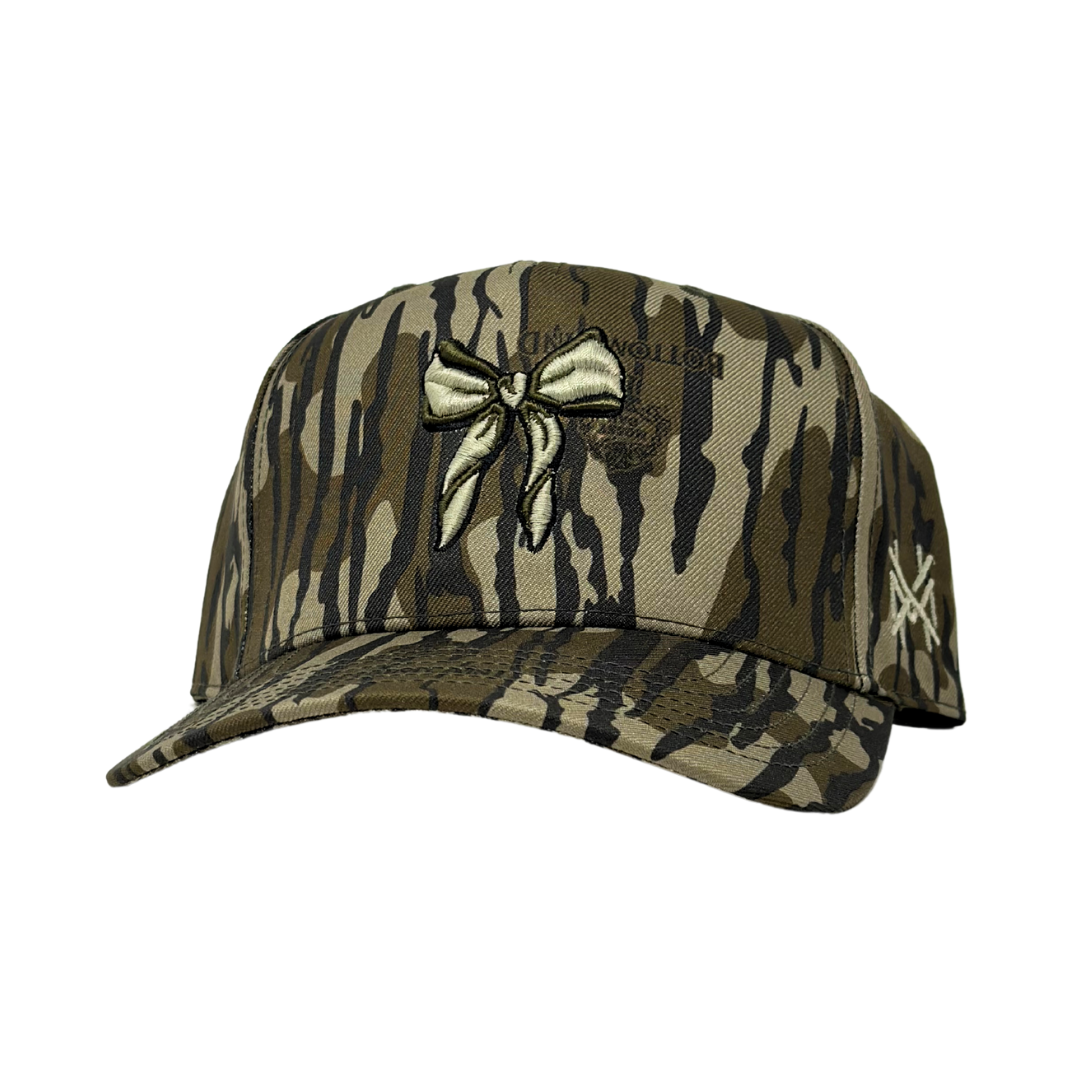 The Mad Hatter Co - MHC Bow Trucker Hat: Camo Otto