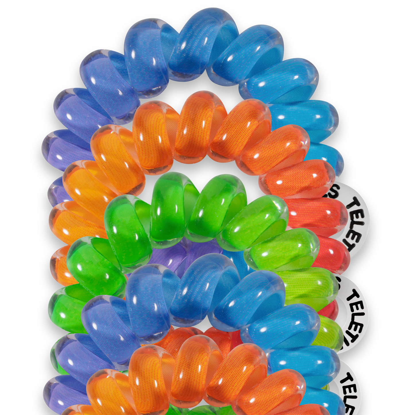 TELETIES - Spiral Hair Coils | Tiny | Heatwave