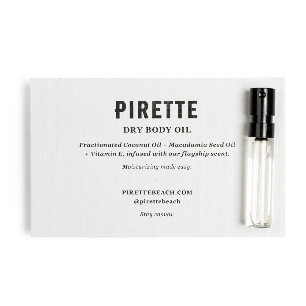 PIRETTE - Dry Body Oil Sample