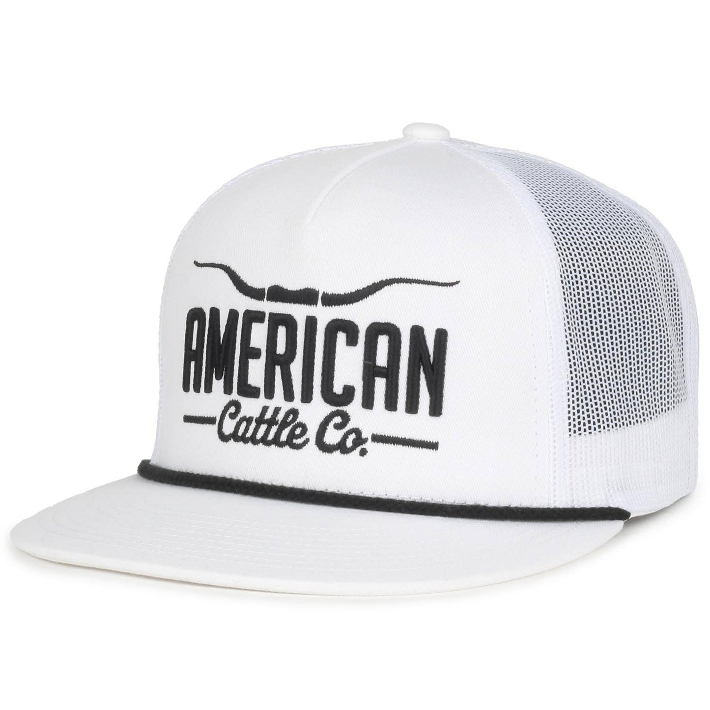 American Cattle Co - Longhorn Hat: Black/Putty