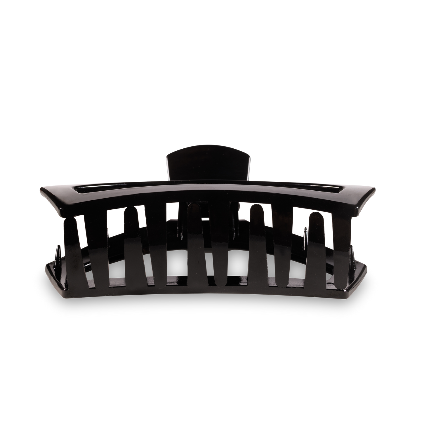TELETIES - Open Hair Clip | Large | Jet Black