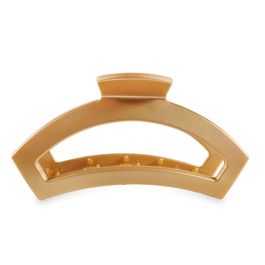 TELETIES - Open Hair Clip | Large | Champagne Toast