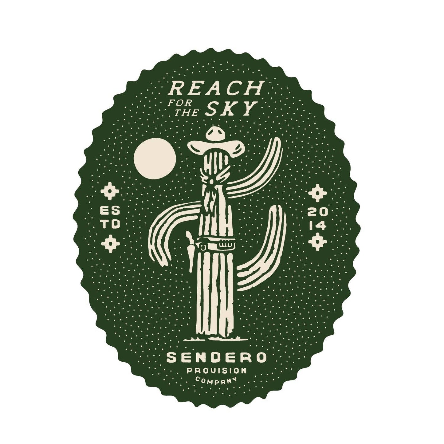 Sendero Provisions Company - Reach For The Sky Sticker