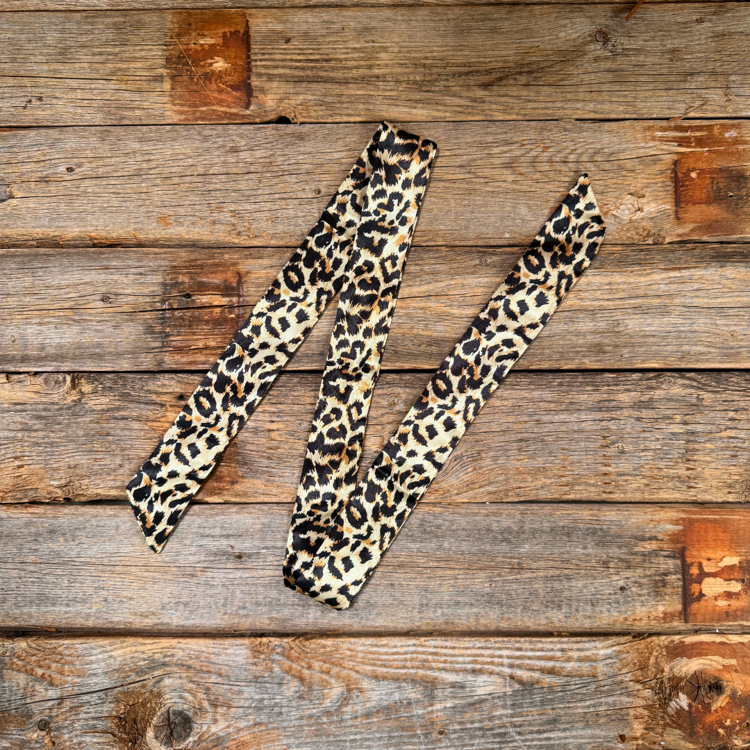 Rodeo Drive - Tan Western Skinny Mini Wild Rag Scarf / Cowgirl Necktie #TW336