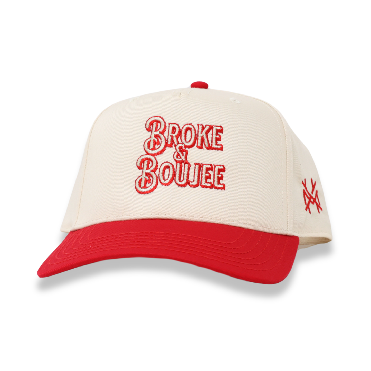 The Mad Hatter Co - Broke & Boujee Trucker Hat: Retro Powder Blue/Natural
