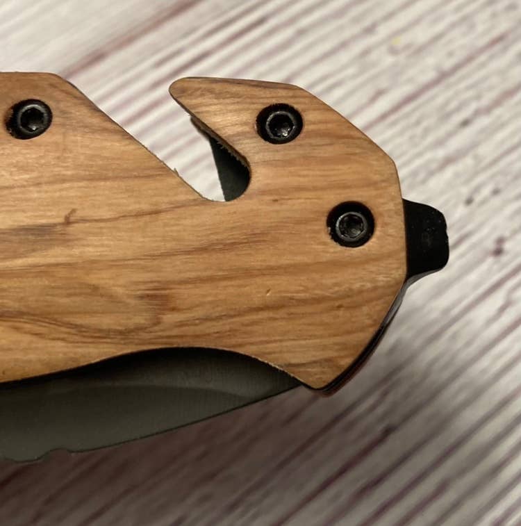 Quail Tail Laser Art - Dad - Man, Myth, Legend Knife