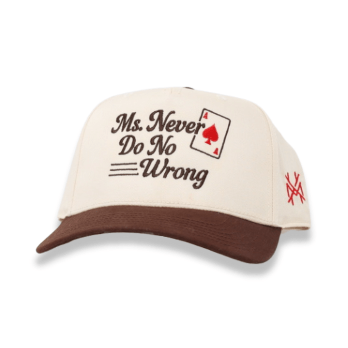 The Mad Hatter Co - Ms. Never Do No Wrong Trucker Hat: Retro Bottomland/Natural