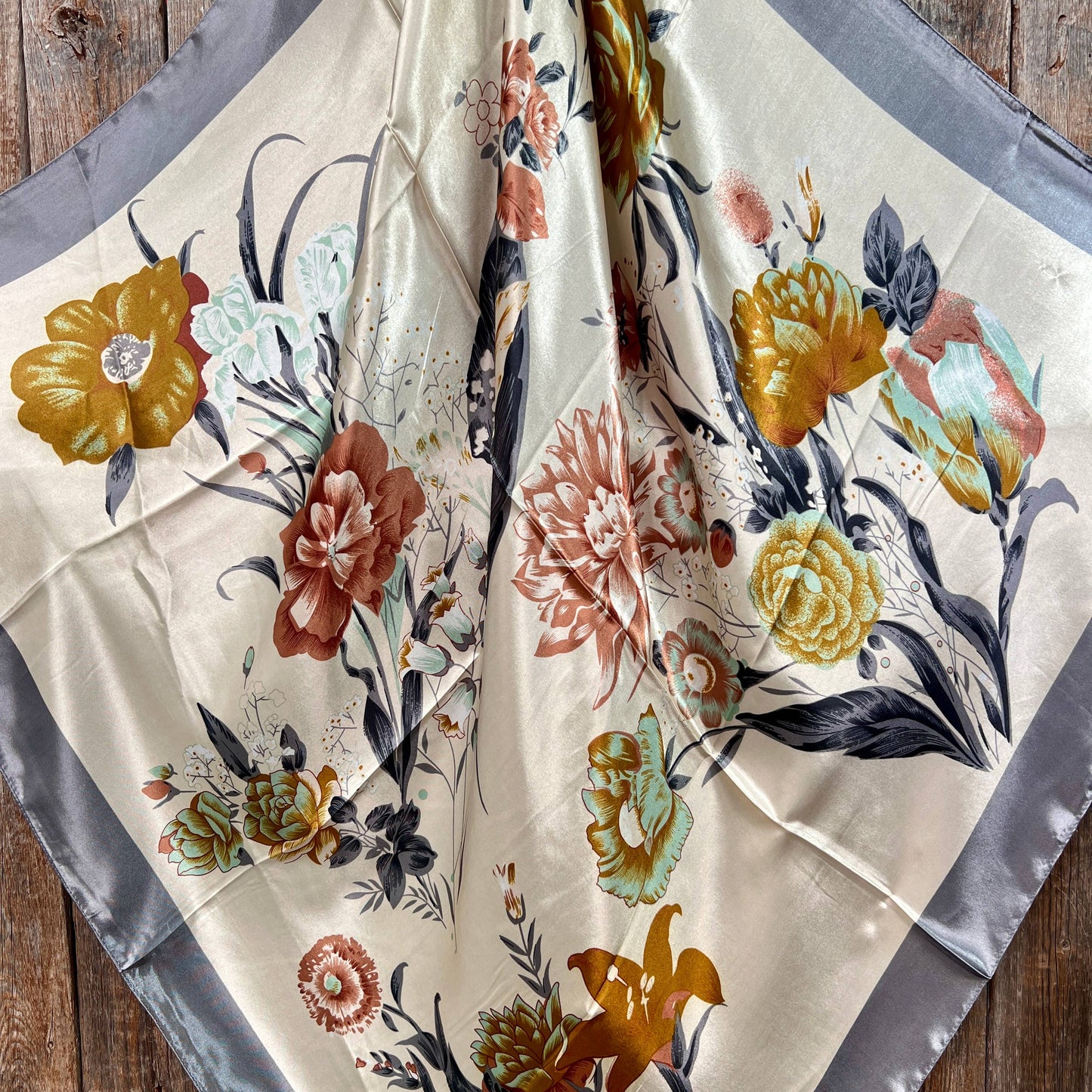 Rodeo Drive - 35X35"  Field of Wild Flowers Wild Rag/Scarf WR111