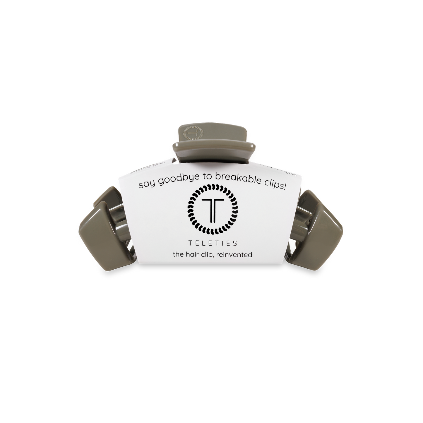 TELETIES - Classic Hair Clip | Tiny | Sage It Ain't So
