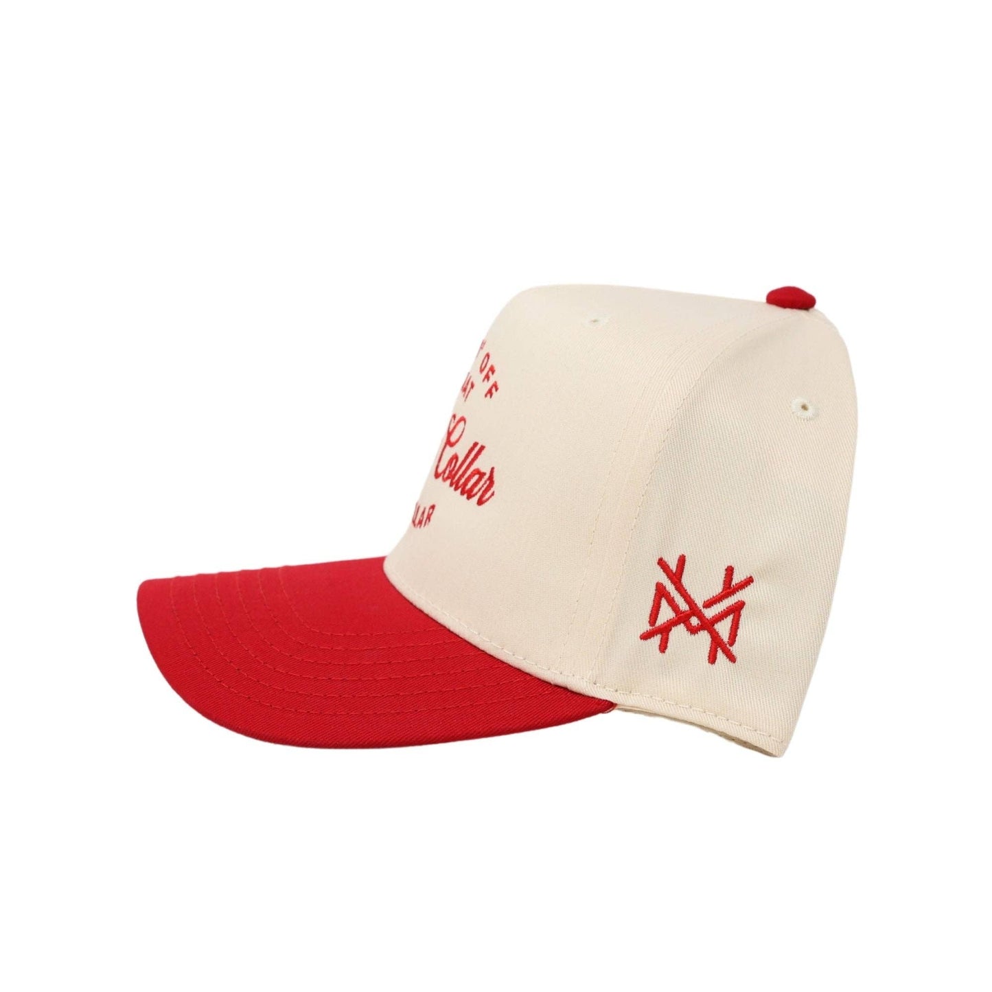 The Mad Hatter Co - Blue Collar Dollar Working Man Trucker Hat: 7 Panel Black