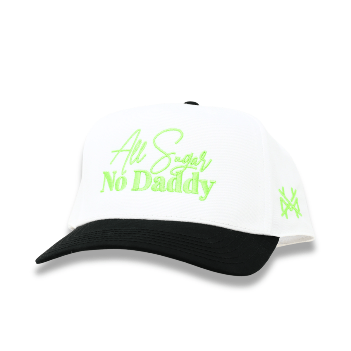 The Mad Hatter Co - All Sugar No Daddy Trucker Hat: Retro Leopard/Natural