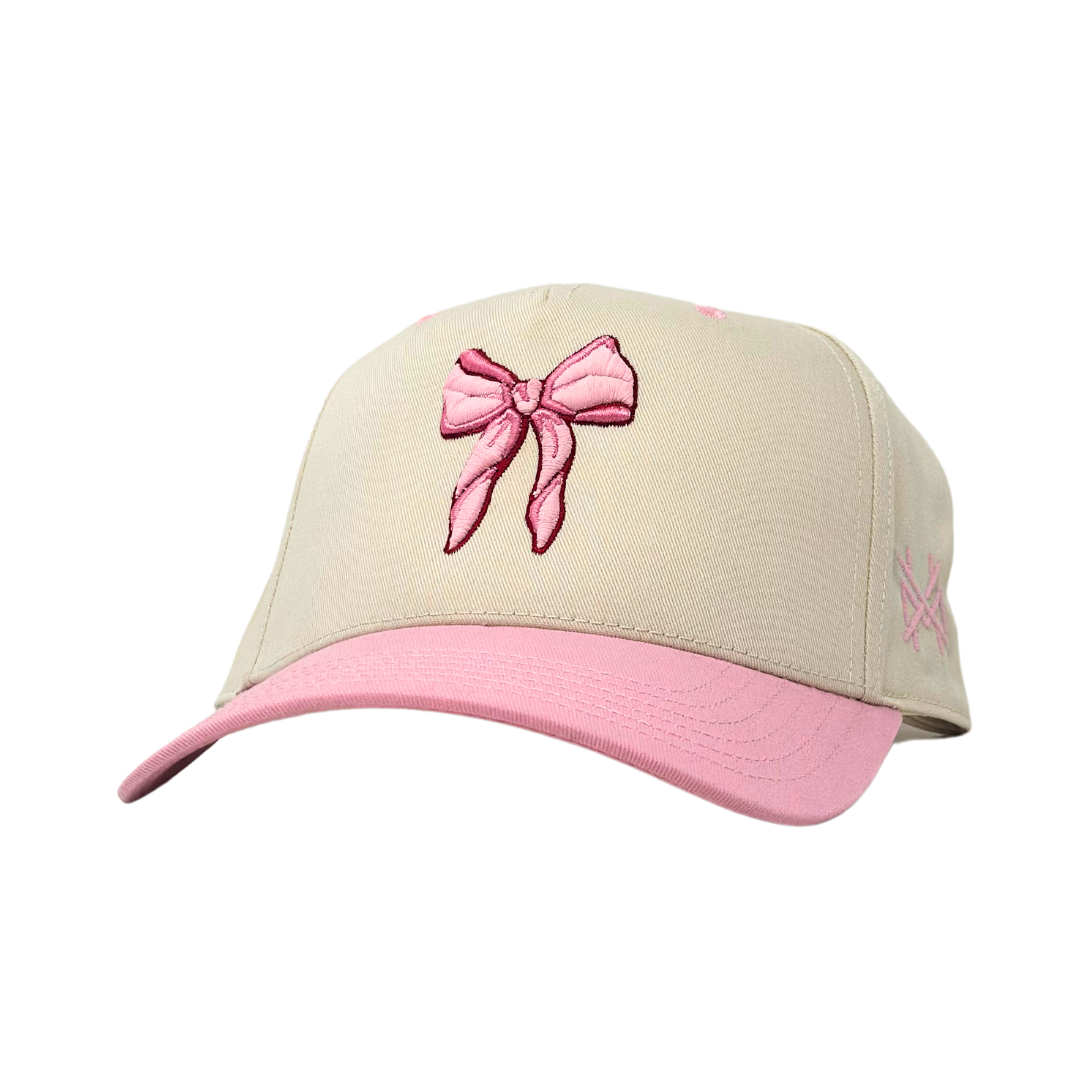 The Mad Hatter Co - Bow Girlie Trucker Hat: Bottomland/ Natural Otto