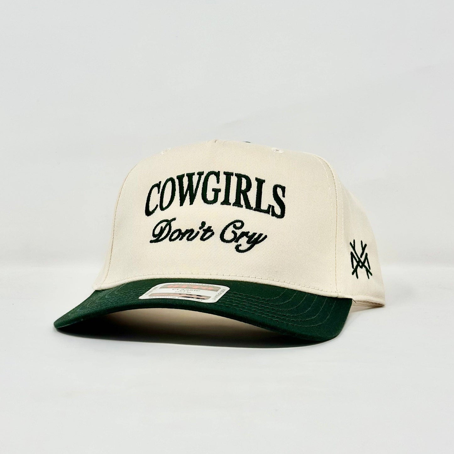 The Mad Hatter Co - MHC Cowgirls Don't Cry Trucker Hat: Black/ Natural Otto