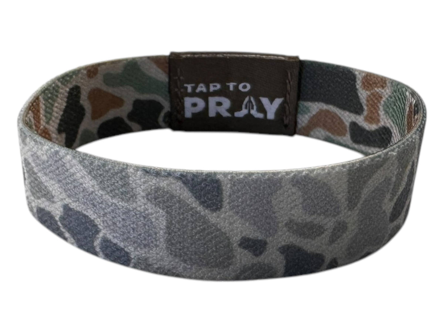 Versible - Tap To Pray™ Wristbands - River Rock Camo Classic & Sage: Large / River Rock Camo Class / Sage