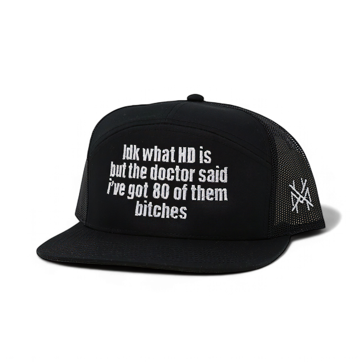 The Mad Hatter Co - 80 of Em' Snapback Hat: 7 Panel Black