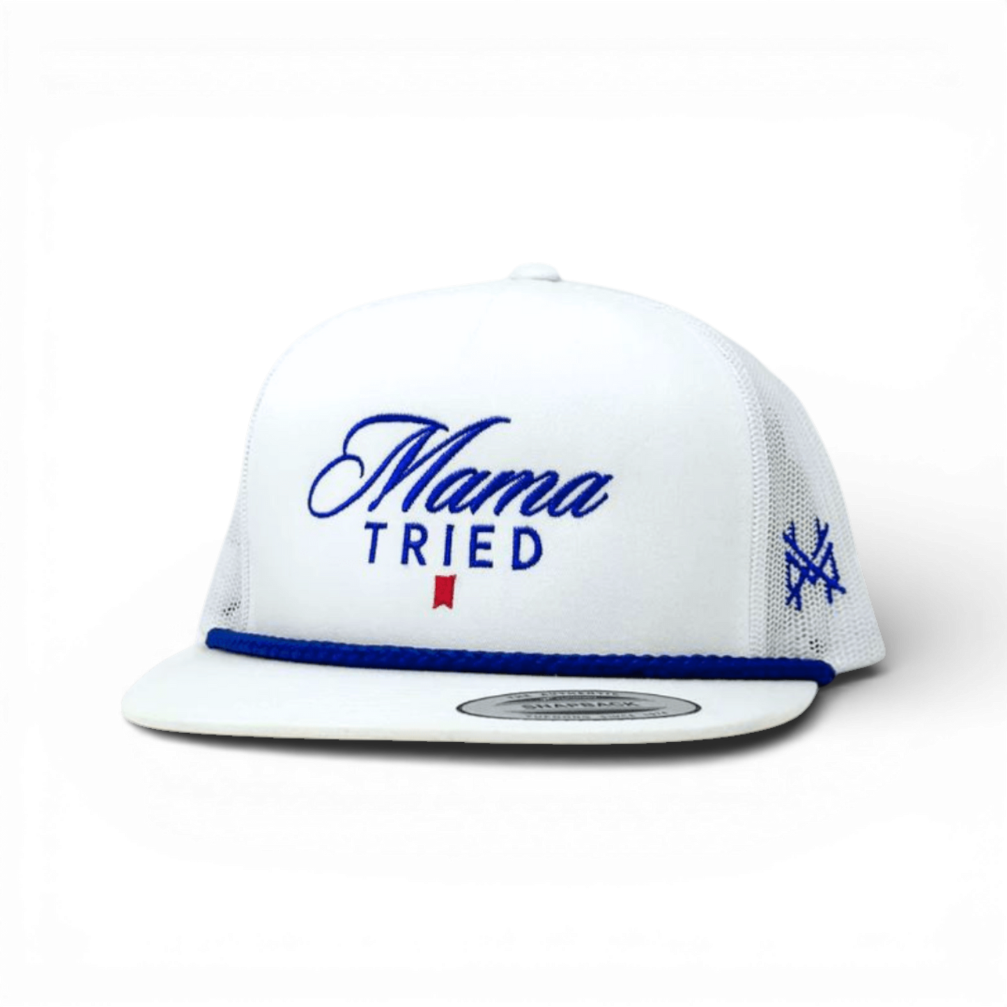 The Mad Hatter Co - Mama Tried Ultra Trucker Hat: Trucker Black/White