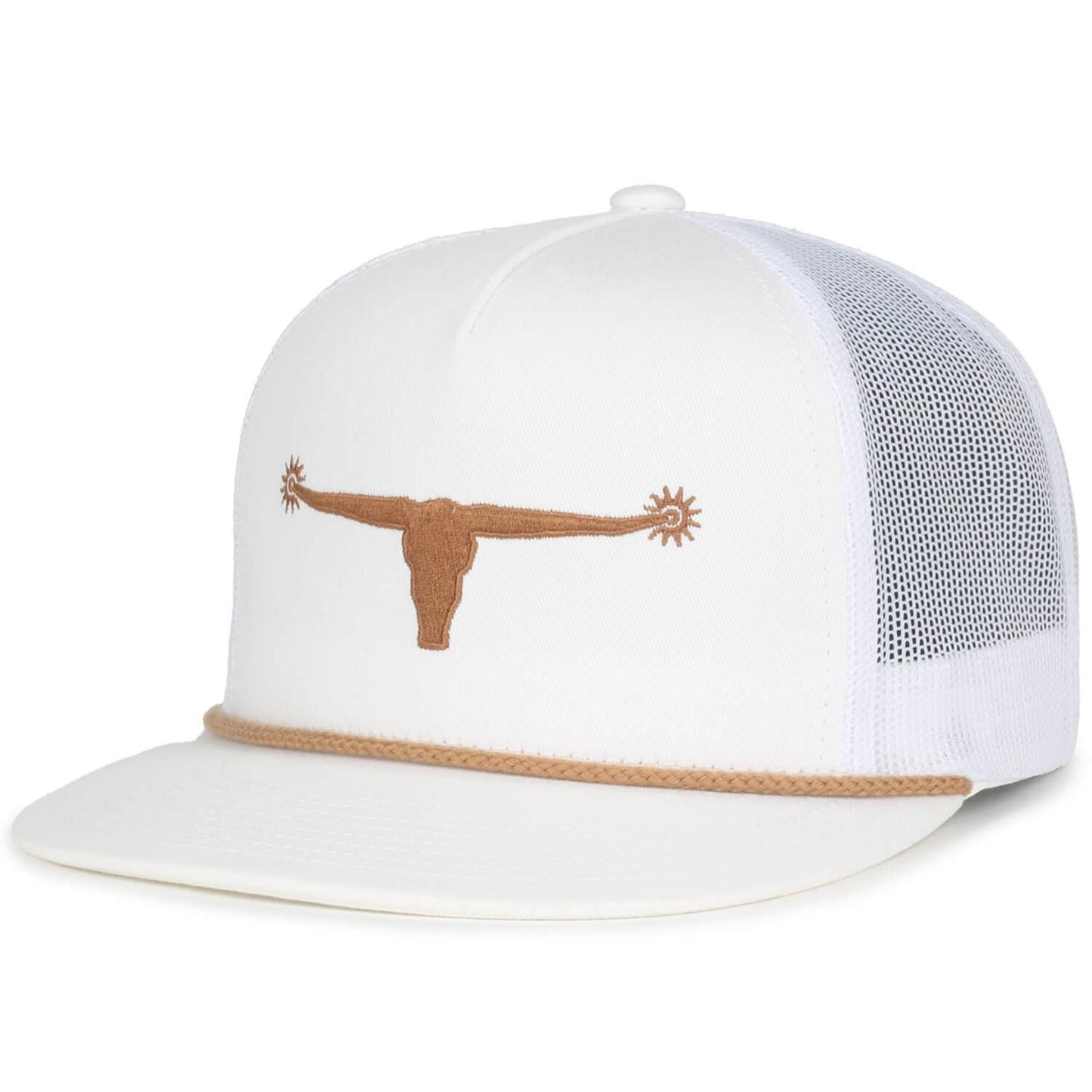 American Cattle Co - Bull Spurs Icon Hat: White