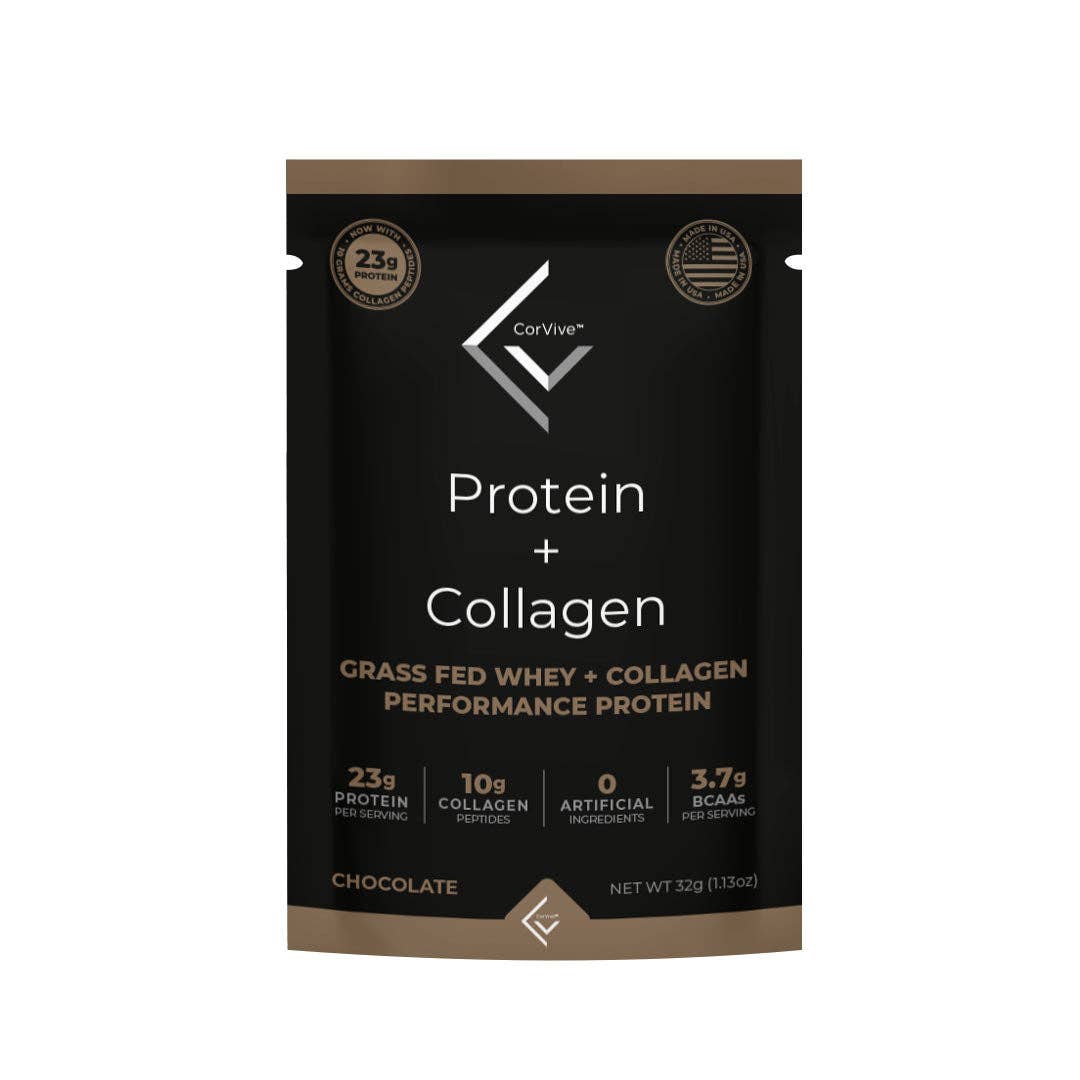 Corvive - Protein + Collagen Powder: Chocolate