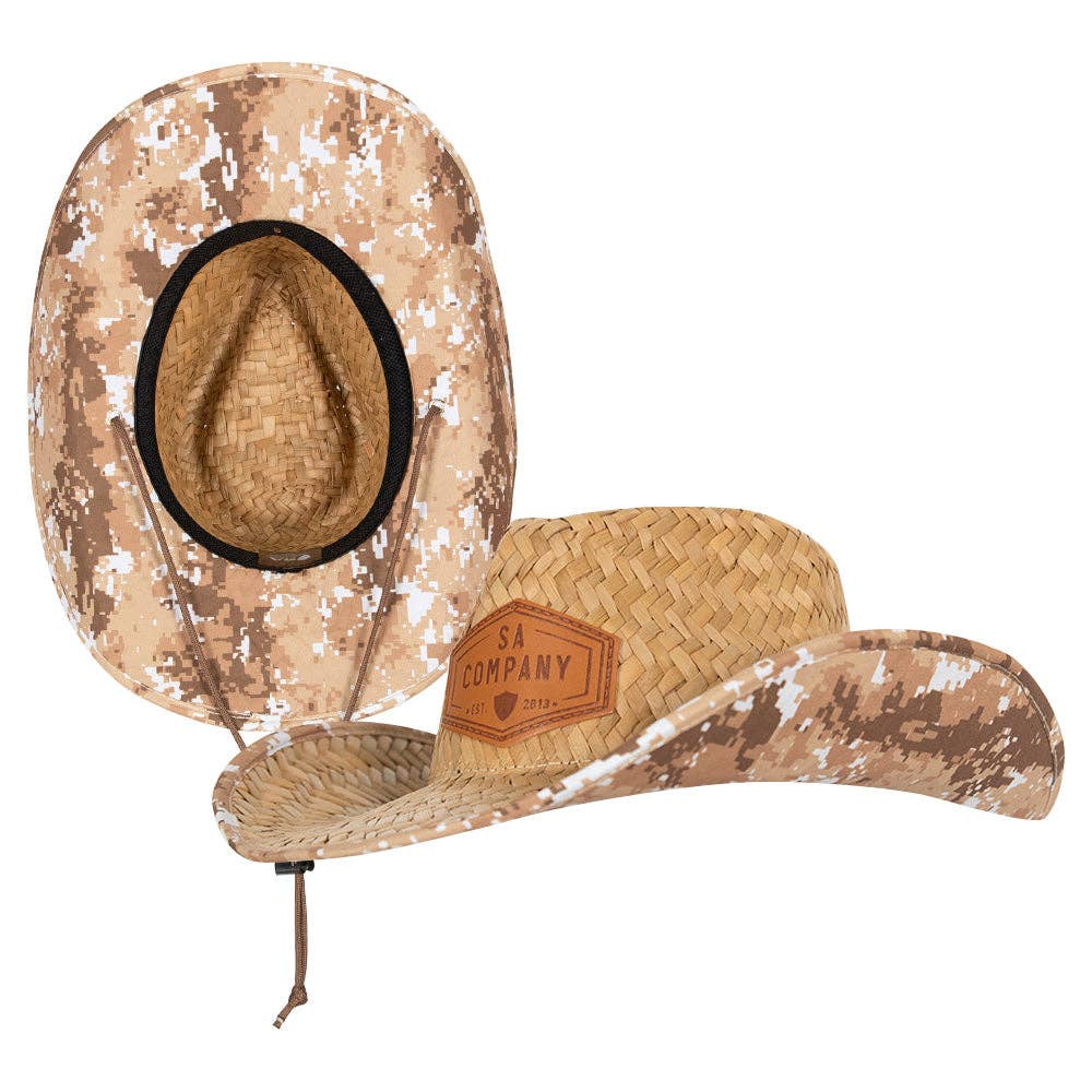 Soul of Adventure - Cowboy Straw Hat: Desert Digi Camo