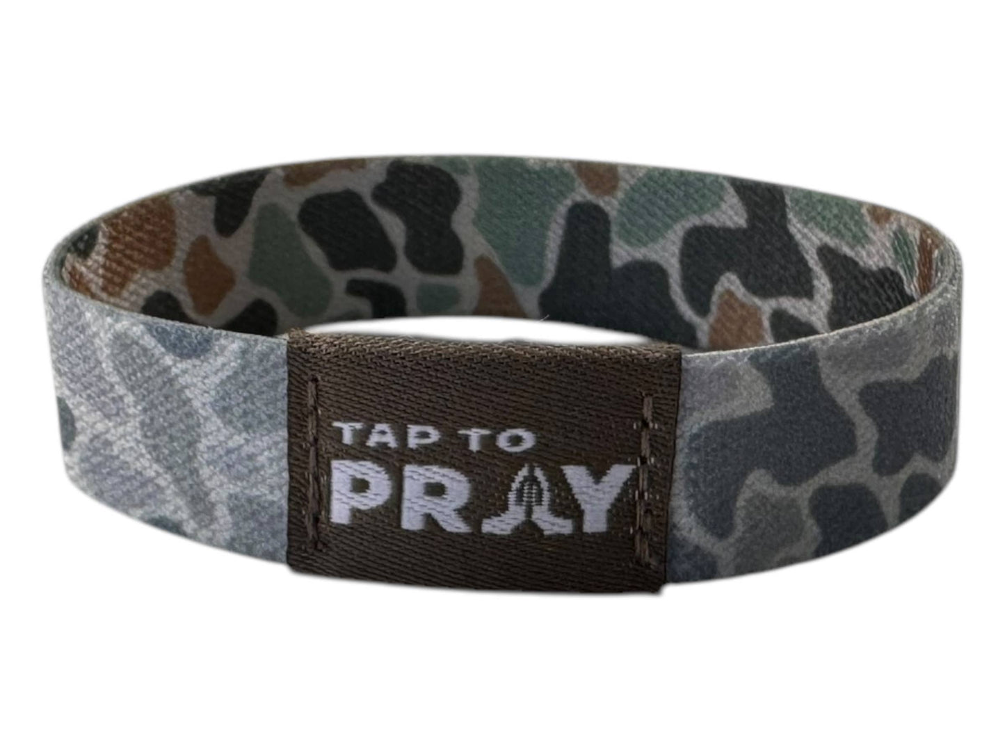 Versible - Tap To Pray™ Wristbands - River Rock Camo Classic & Sage: Small / River Rock Camo Class / Sage