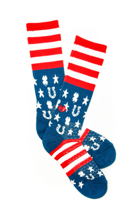 Lucky Chuck - Lucky Stars and Stripes Performance Socks