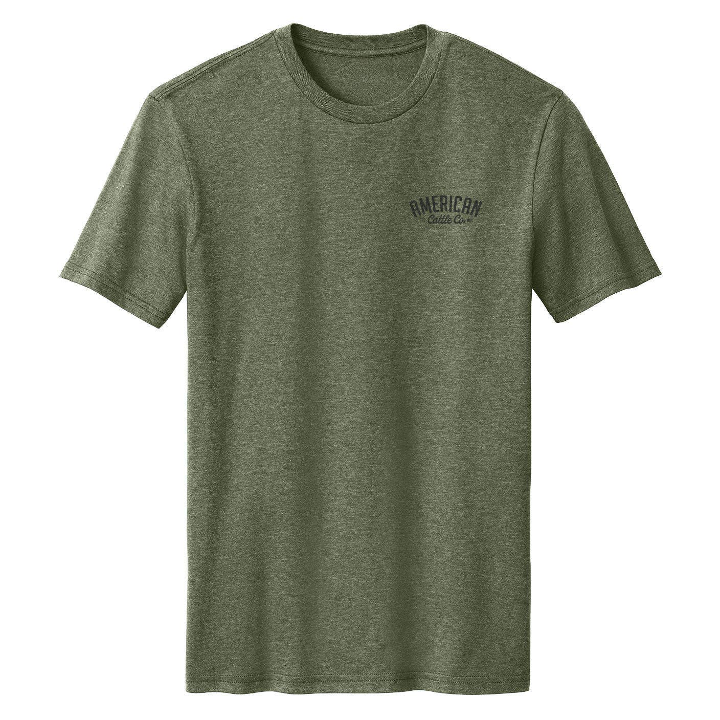 American Cattle Co - Roper Tee: Brown / SM