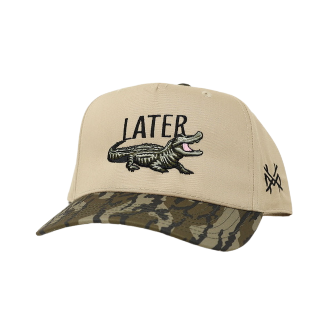 The Mad Hatter Co - Later Gator: Dark Green/ Natural Otto