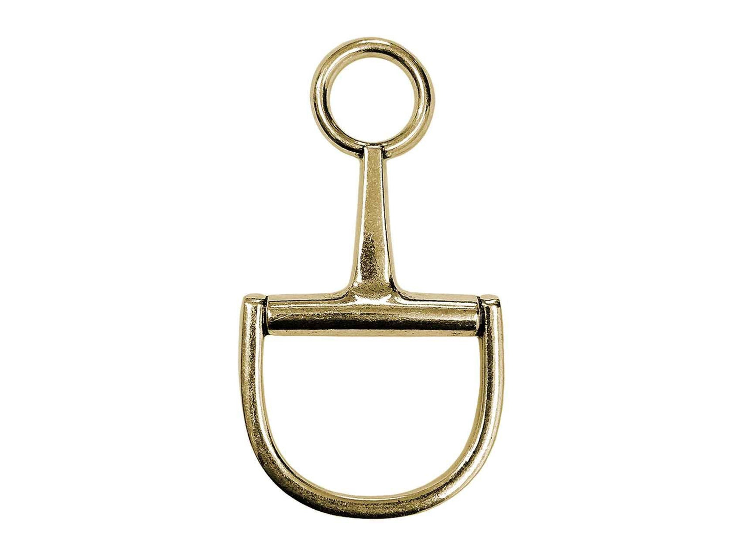 Turquoise Haven - 0077 AG WESTERN HORSEBIT 4" PENDANT