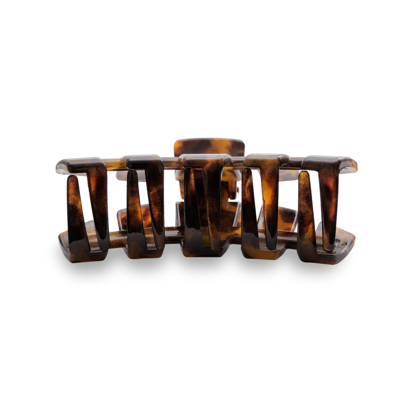 TELETIES - Classic Hair Clip | Small | Tortoise