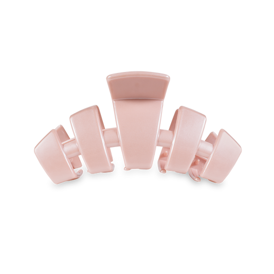 TELETIES - Classic Hair Clip | Medium | Pearly Pink