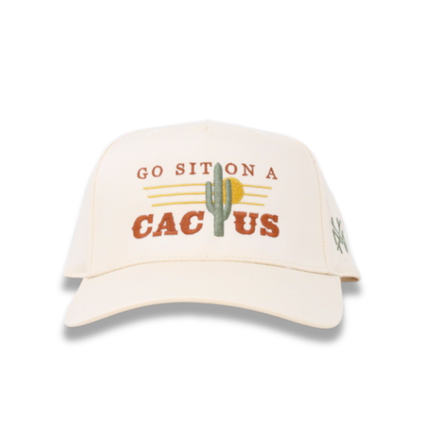 The Mad Hatter Co - Go Sit On A Cactus Western Desert Trucker Hat: Retro Natural