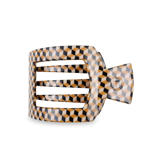 TELETIES - Square Flat Hair Clip | Large | Gone Glamping