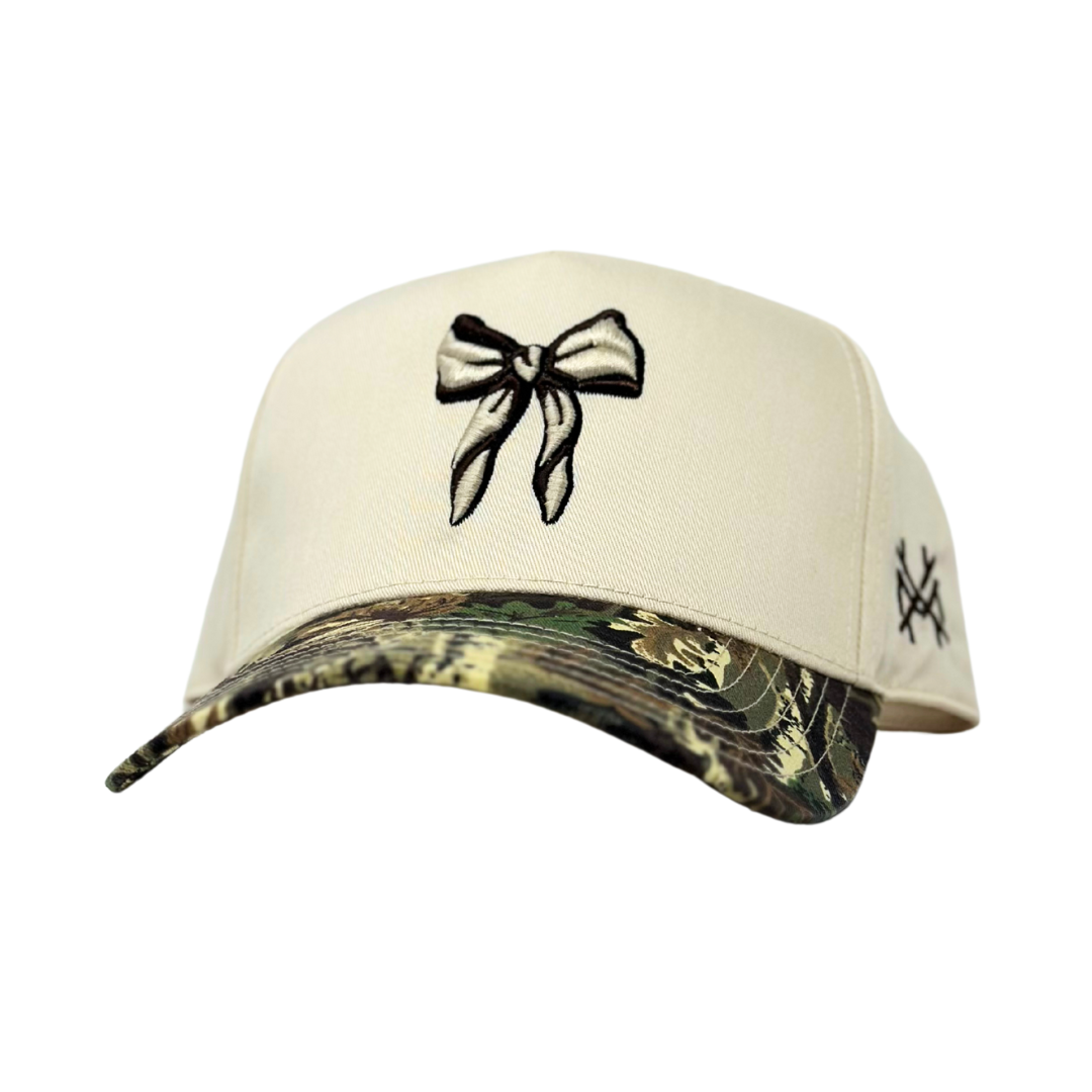 The Mad Hatter Co - MHC Bow Trucker Hat: Camo Otto