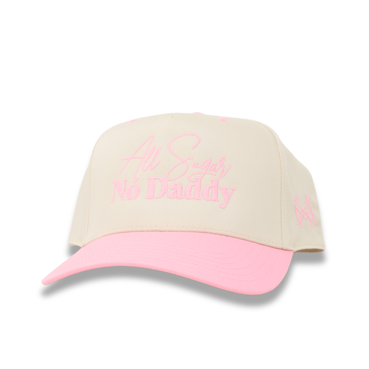 The Mad Hatter Co - All Sugar No Daddy Trucker Hat: Retro Leopard/Natural