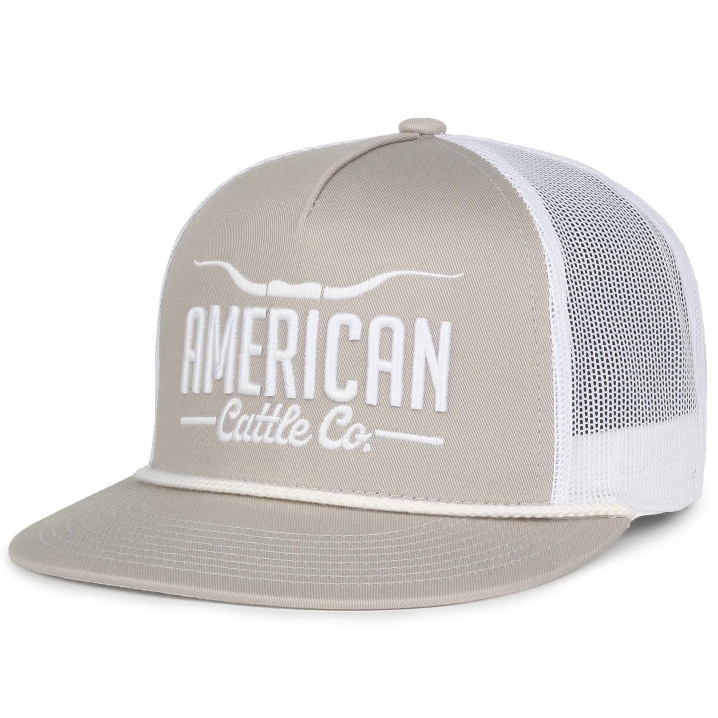 American Cattle Co - Longhorn Hat: Black/Putty