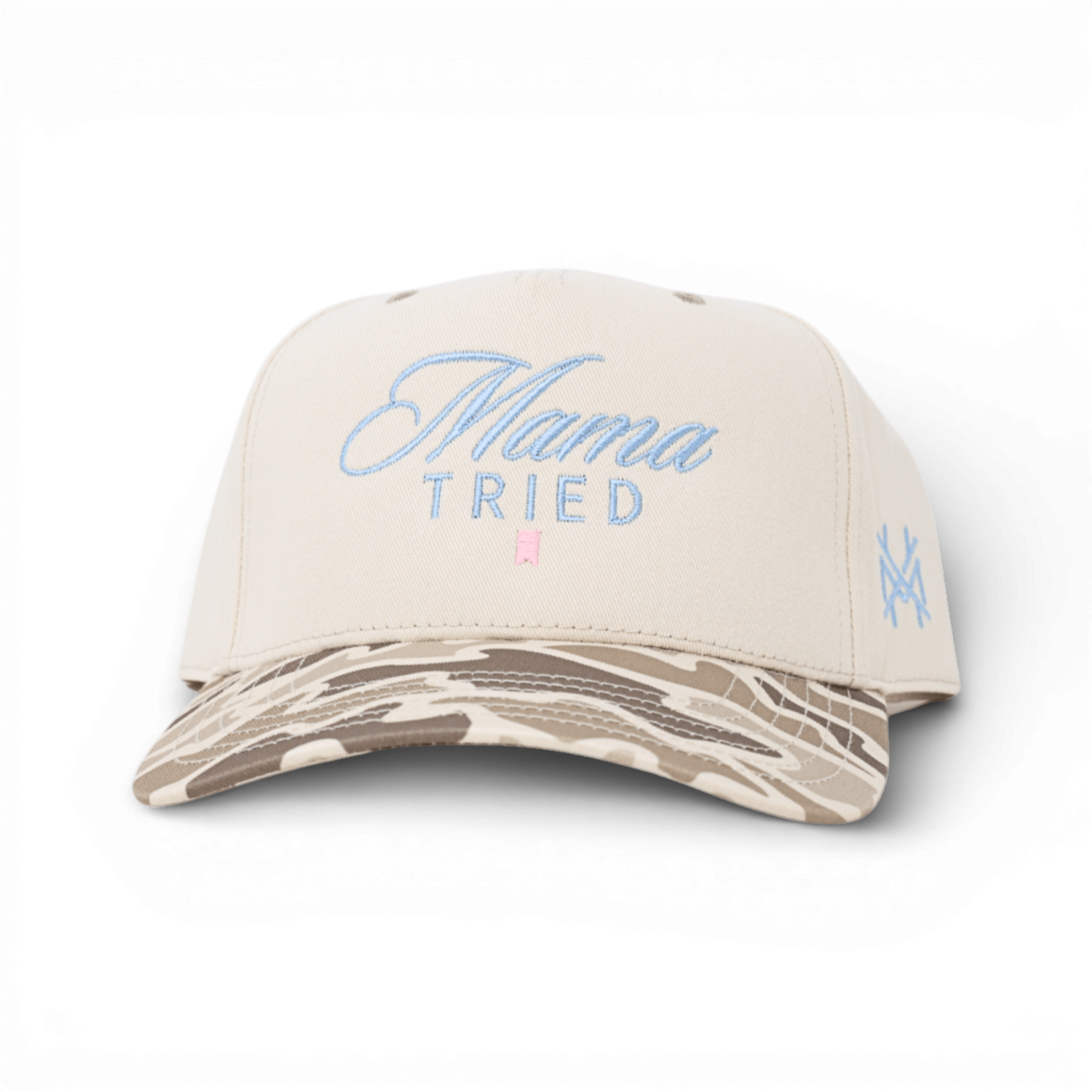 The Mad Hatter Co - Mama Tried Ultra Trucker Hat: Trucker Black/White