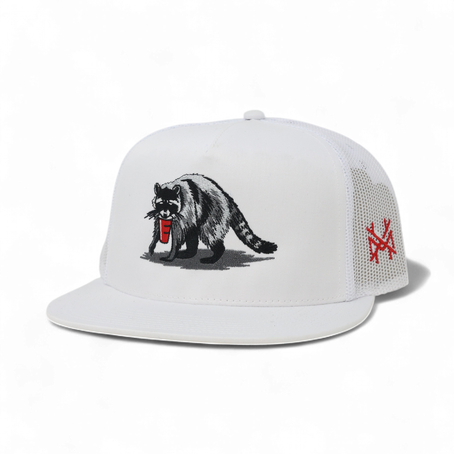 The Mad Hatter Co - Party Animal Trucker Hat: 7 Panel Breakup Country/Natural