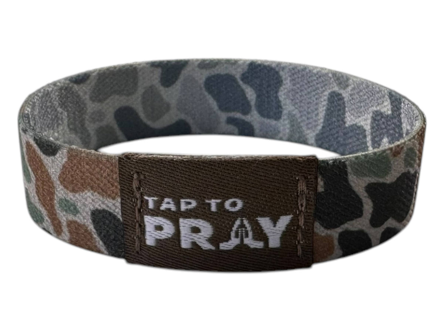 Versible - Tap To Pray™ Wristbands - River Rock Camo Classic & Sage: Large / River Rock Camo Class / Sage