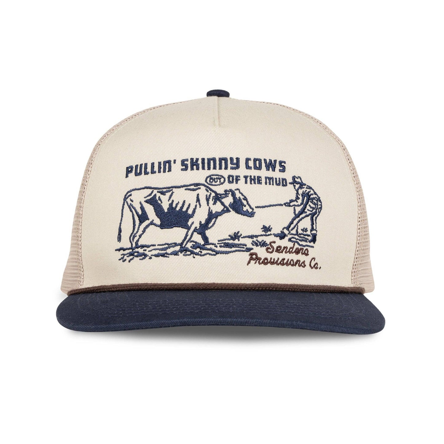 Sendero Provisions Company - Skinny Cows Hat: Cream/Green