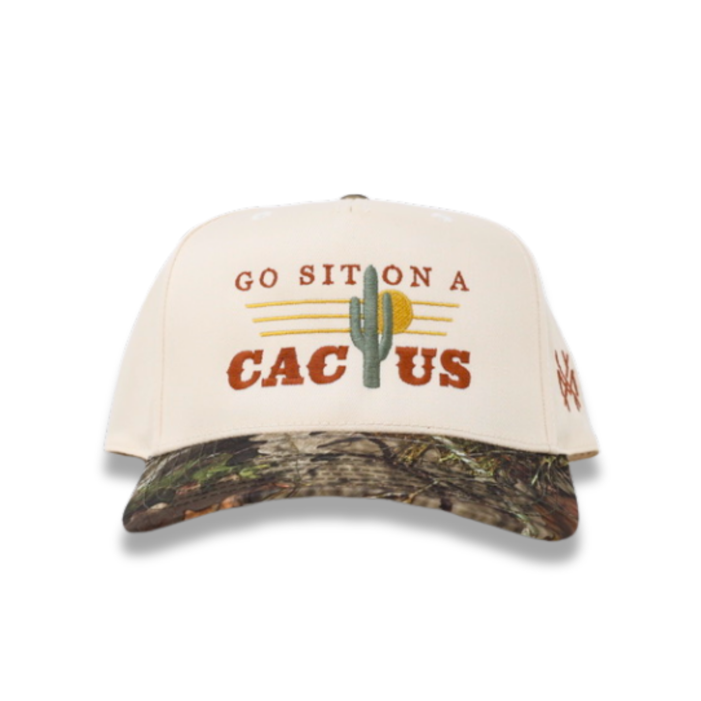 The Mad Hatter Co - Go Sit On A Cactus Western Desert Trucker Hat: Retro Natural