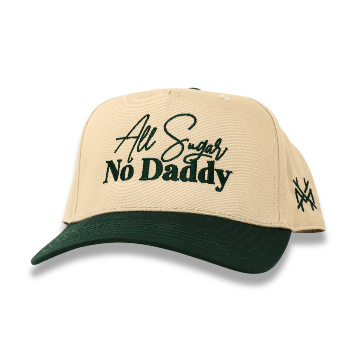 The Mad Hatter Co - All Sugar No Daddy Trucker Hat: Retro Leopard/Natural
