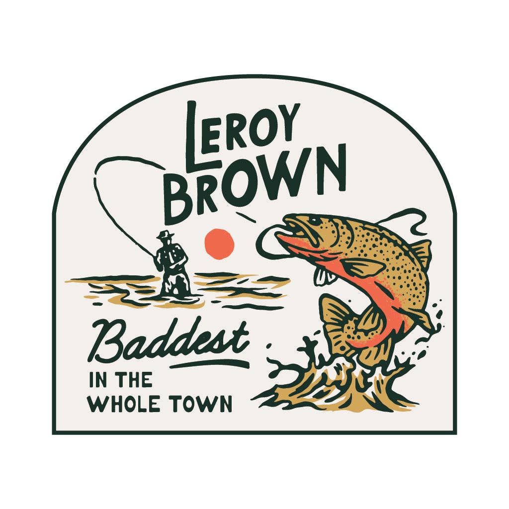 Sendero Provisions Company - Leroy Brown Sticker